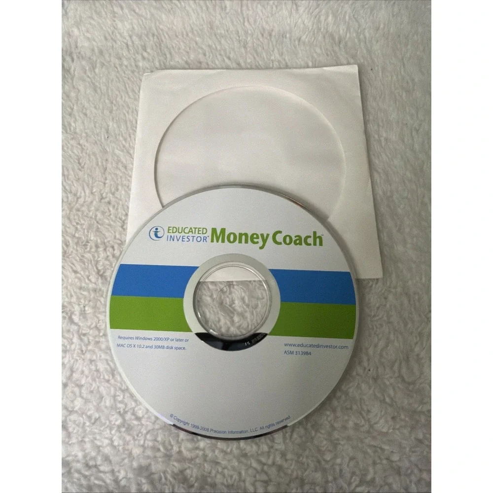 Money Coach Educated Investor PC CD ROM Software VTG 1999